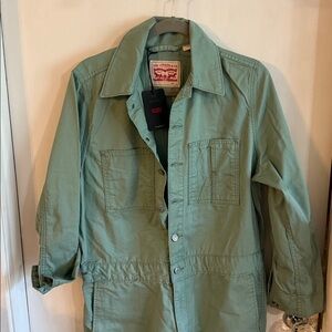 Levi’s Soft Surplus Jumpsuit in Sea Spray